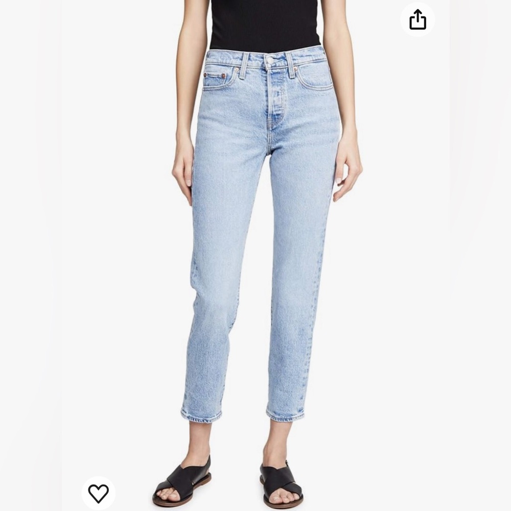 Levi's | Women's Premium Wedgie Icon Fit Light Wash Denim Jeans | Sz 32 - Picture 3 of 16